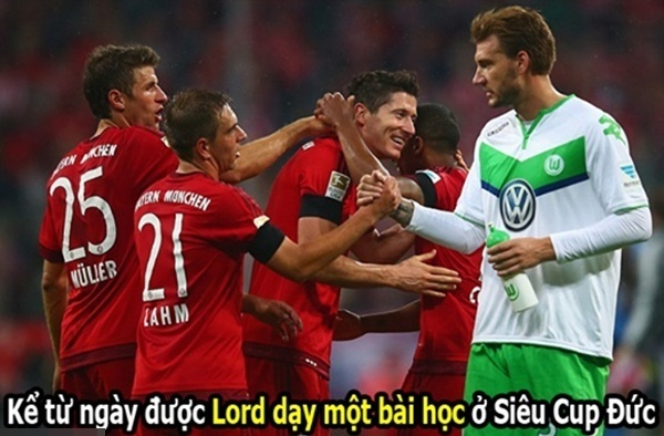 Ảnh chế: LORD đã dạy Bayern biết thế nào là chiến thắng