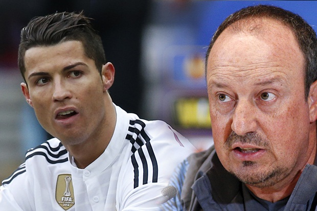 Mối quan hệ giữa Ronaldo và Benitez đang rạn nứt trông thấy. Ảnh: Internet.
