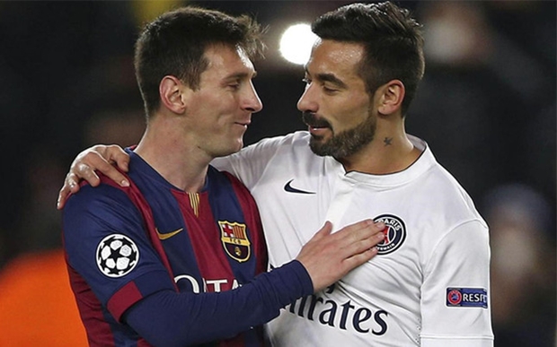 Barcelona đã đạt thỏa thuận với Paris Saint-Germain trong việc chiêu mộ tiền đạo Ezequiel Lavezzi. Ảnh: Internet.