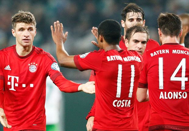 Muller và Costa giúp Bayern thắng dễ Wolfsburg. Ảnh: Internet.