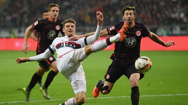 Bayern bất ngờ bị Frankfurt cầm chân. Ảnh: Internet.