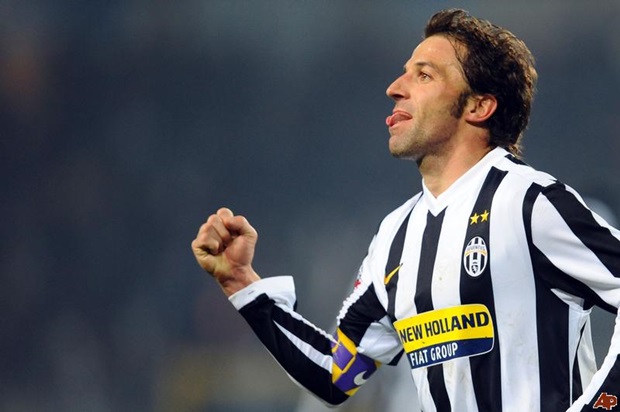Del Piero vẫn tự tin ở Juventus. Ảnh: Internet. 