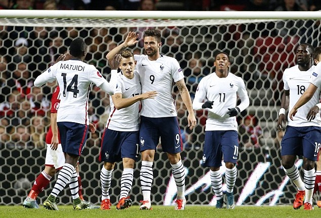 Didier Deschamps đang thổi làn gió mới vào lối chơi của tuyển Pháp. Ảnh: Internet.