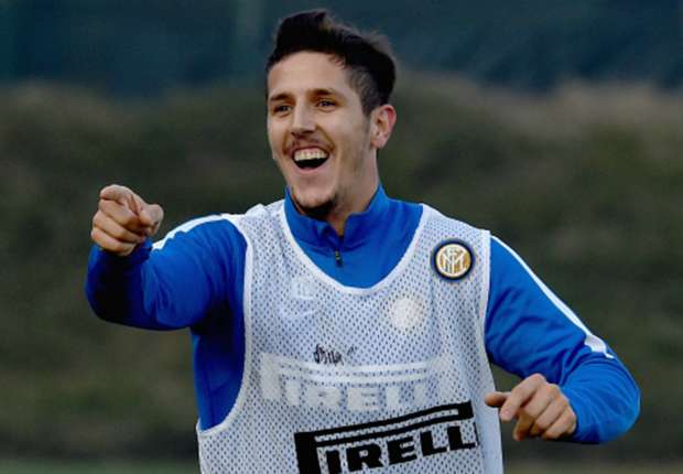 Jovetic trong màu áo Inter Milan. Ảnh internet.