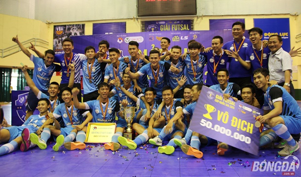 Hải Phương Nam giành chiến thắng thuyết phục 6-1 trước An Phước Bình Thuận lên ngôi vô địch. Ảnh: Đình Viên.