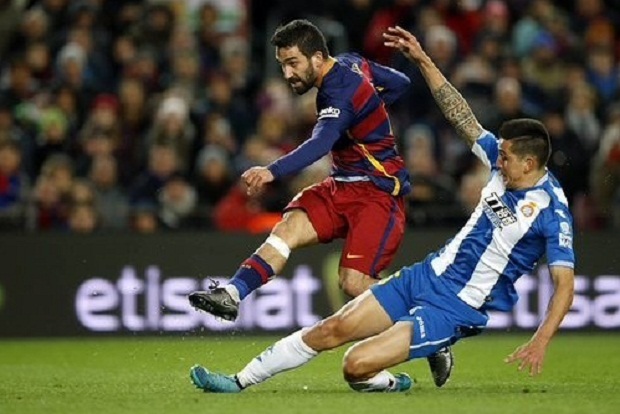 Turan vừa có màn trình diễn khá ấn tượng trong trận thắng Espanyol tại Copa del Rey. Ảnh: Internet.