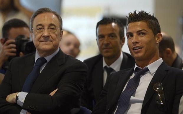 Giữa chủ tịch Perez và Ronaldo không còn mối quan hệ như xưa. Ảnh: Internet.