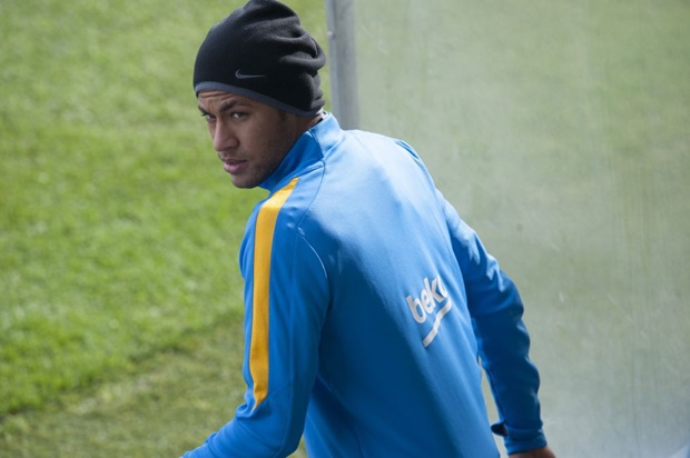 Neymar lỡ trận gặp Malaga. Ảnh: Internet.