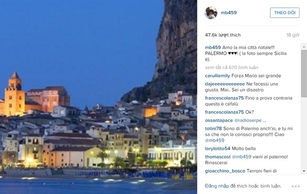 Bi hài chuyện Mario Balotelli quên nơi sinh của mình