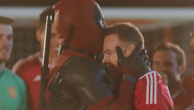 Anh hùng 'siêu quậy' Deadpool đầu quân cho Man Utd. Ảnh: Internet.