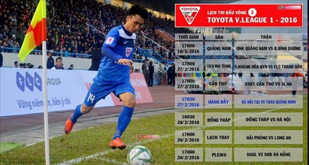 VPF lần thứ hai điều chỉnh lịch thi đấu V-League 2016