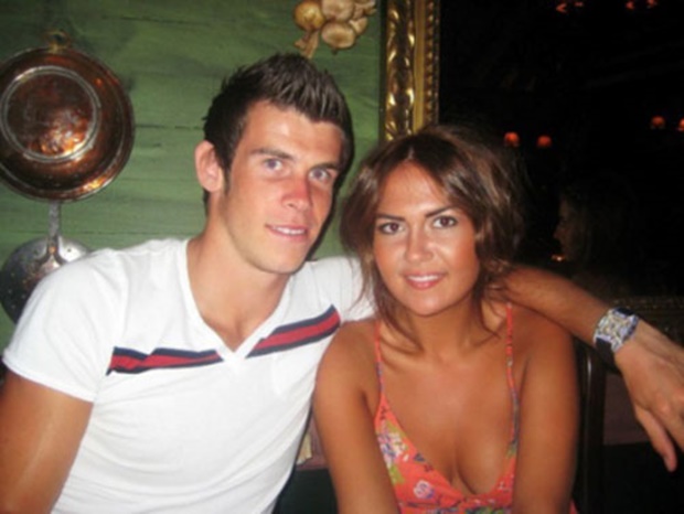 Bale và vợ. Ảnh Internet.