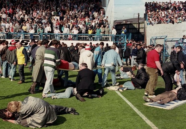 Thảm họa bóng đá Hillsborough 1989 đã khiến 96 người thiệt mạng. Ảnh: Internet.