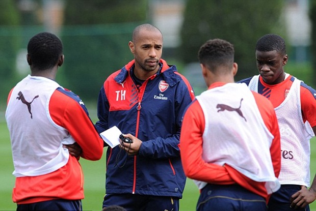Henry chuẩn bị dẫn dắt Arsenal
