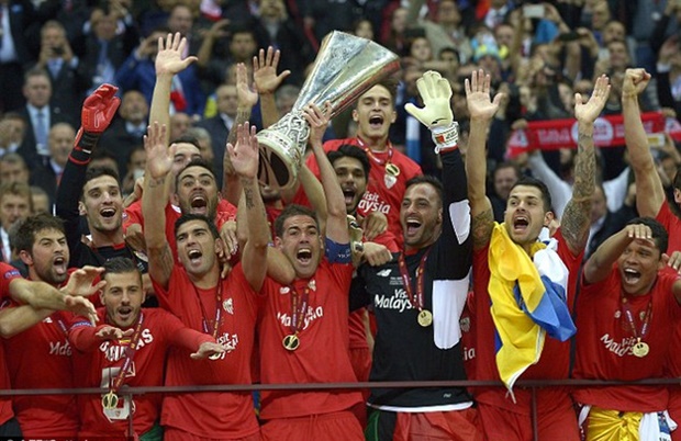 Sevilla tiếp tục vô địch Europa League. Ảnh: Internet.