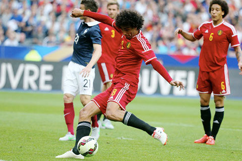 Fellaini lập cú đúp, Bỉ thắng Pháp 4-3