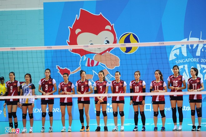 Các cô gái bóng chuyền xinh đẹp vào chung kết SEA Games 28