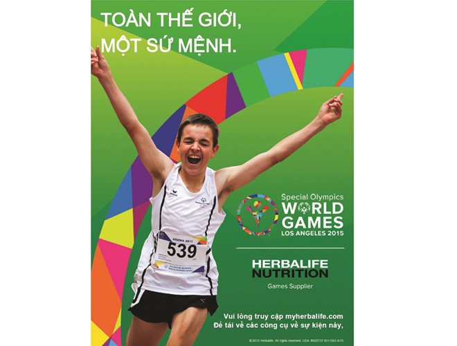 Herbalife là đối tác của Thế vận hội Olympics Đặc biệt 2015 