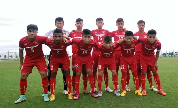 U15 Việt Nam toàn thắng ngày khai mạc giải Nhật Bản​-Mekong 2015