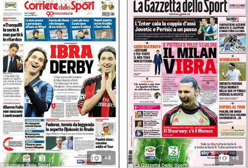 Rời PSG: Zlatan Ibrahimovic chọn Milan hay Inter