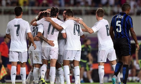 Real 3-0 Inter: James Rodriguez sút phạt thành bàn đẹp mắt