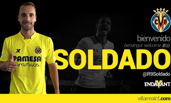 Soldado sẽ giữ trọng trách lớn tại Villarreal. Ảnh: internet