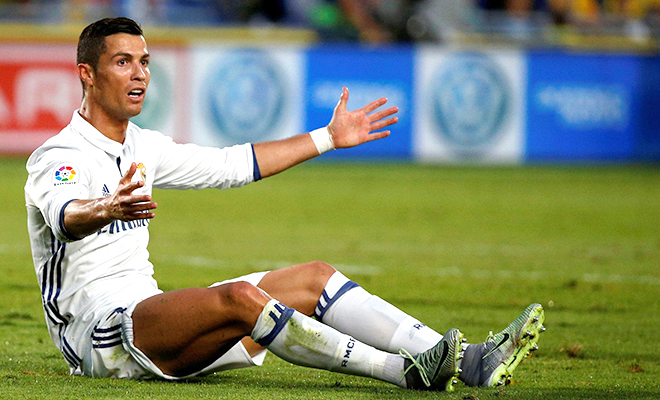 Ronaldo đang đói bàn thắng. Ảnh: Internet.