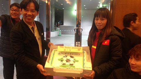 Đội tuyển nữ Việt Nam đá giao hữu tại Nhật