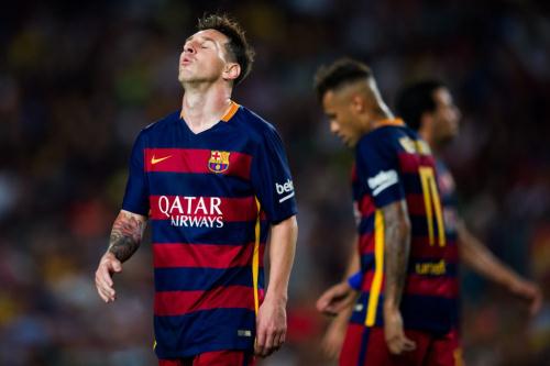 Lần đầu tiên sau 8 năm Messi không ghi bàn ở 2 trận mở màn. Ảnh: Internet.