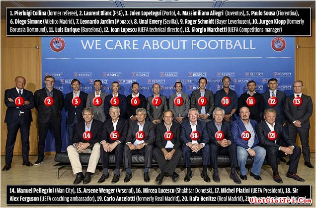 HLV Wenger và Sir Alex tái ngộ trong cuộc họp của UEFA