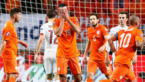 Hà Lan chính thức bị loại khỏi Euro 2016. Ảnh: Internet.
