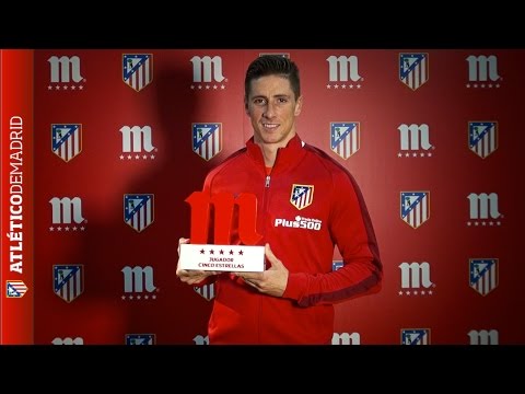 Fernando Torres nhận giải ở Atletico Madrid