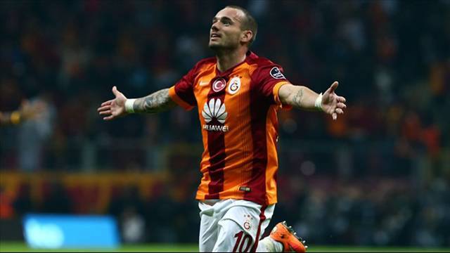 Sneijder sẽ giúp Galatasaray hạ Astana. Ảnh: Internet.