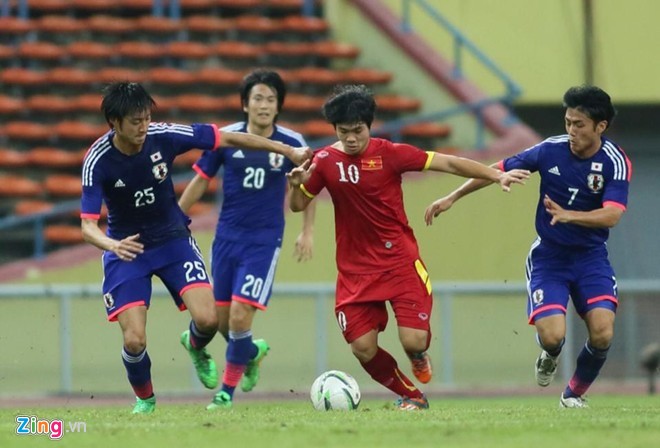  U23 Việt Nam từng thua U23 Nhật Bản 0-2 tại vòng loại vào tháng 3 năm nay. Ảnh: Tuấn Mark. 