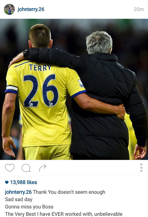 Terry chia sẻ về việc không được ra sân trước PSG