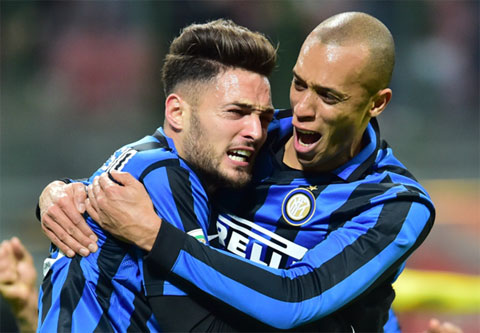 Inter trở lại top 4 sau chiến thắng trước Sampdoria. Ảnh: Internet.