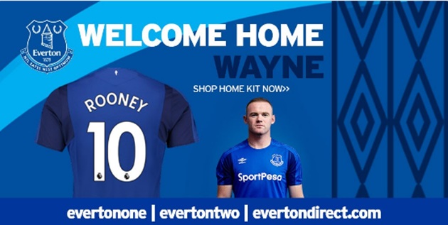 XÁC NHẬN số áo của Rooney ở Everton - Bóng Đá