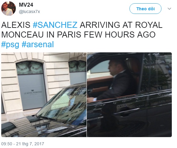 CỰC NÓNG: Alexis Sanchez có mặt ở Paris, sắp về PSG - Bóng Đá