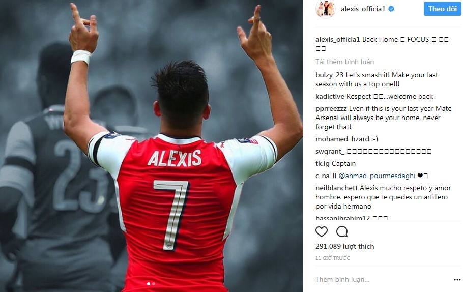 Sanchez lên tiếng, CĐV Arsenal mừng rơn - Bóng Đá