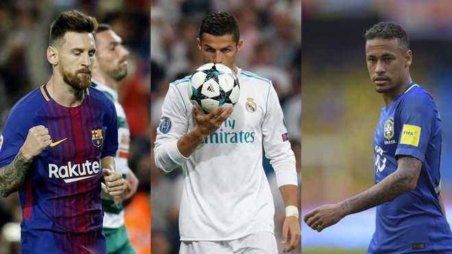 Đề cử FIFA The Best 2017: Neymar, Messi đấu Ronaldo - Bóng Đá