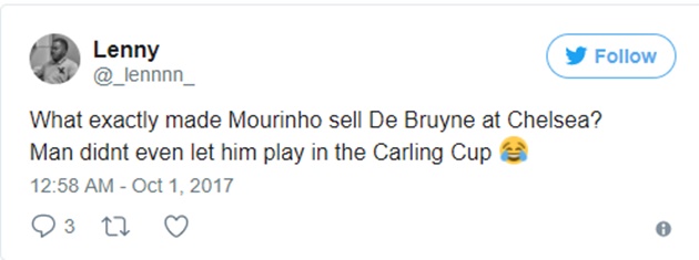 Bị De Bruyne hạ sát, CĐV Chelsea rủa Jose Mourinho - Bóng Đá