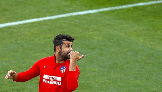 Diego Costa tập tích cực, đếm ngày tái xuất La Liga - Bóng Đá