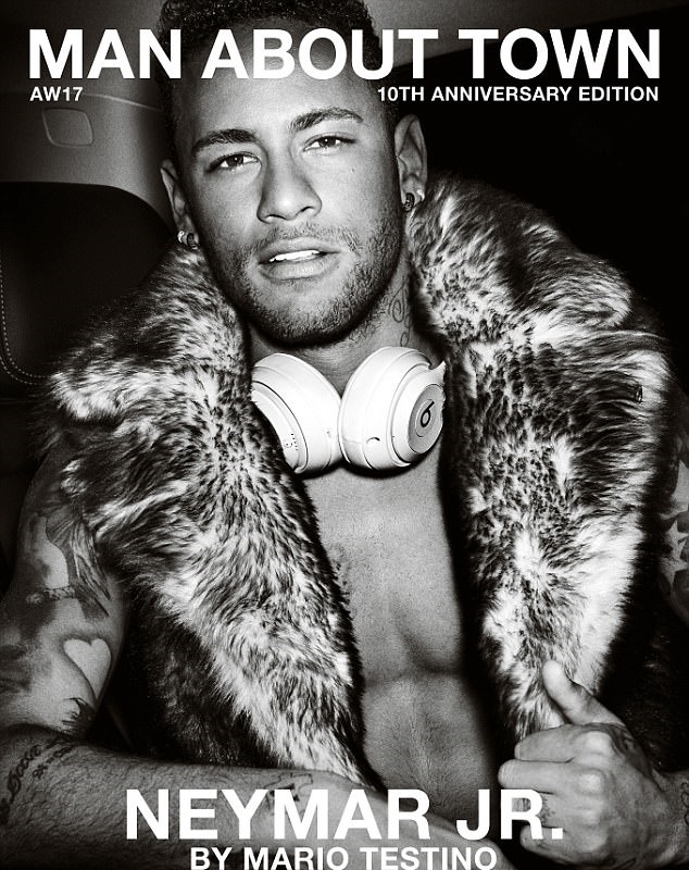 Neymar cực ngầu xuất hiện trên trang bìa tạp chí - Bóng Đá