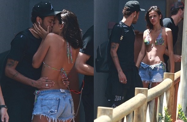 Neymar ôm hôn bạn gái đắm đuối giữa chốn đông người - Bóng Đá