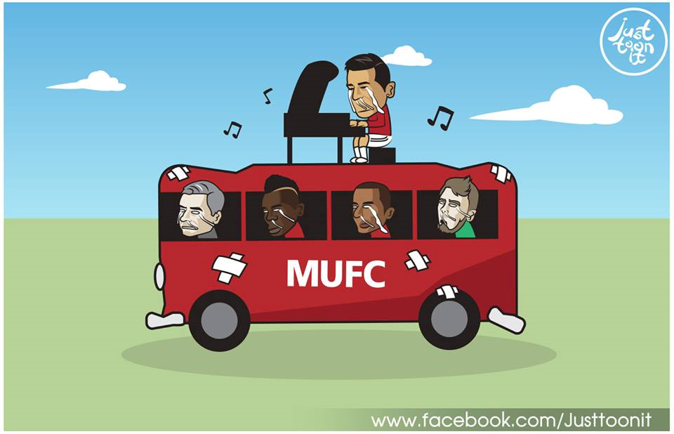 Biếm họa: Háng Courtois rộng thênh thang; Mourinho bị đập tơi tả - Bóng Đá