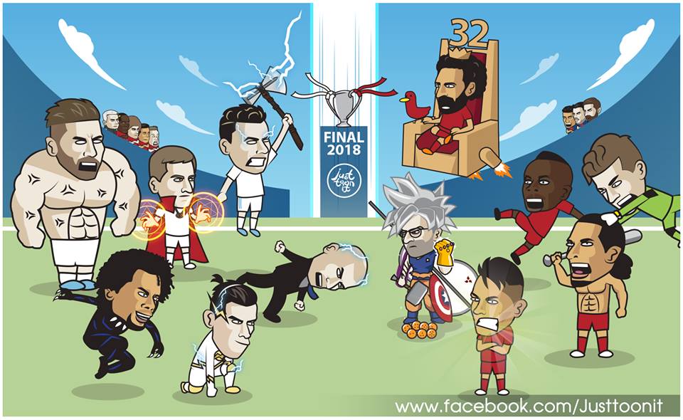 BIẾM HỌA: Ronaldo ngơ ngác nhìn Bale gánh Real Madrid - Bóng Đá