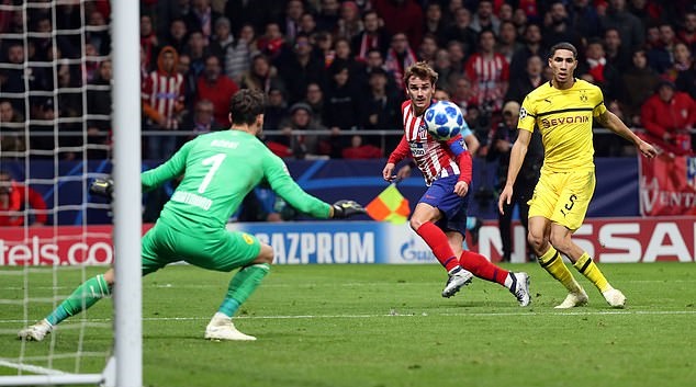 Griezmann nổ súng, Atletico Madrid đòi nợ Dortmund - Bóng Đá