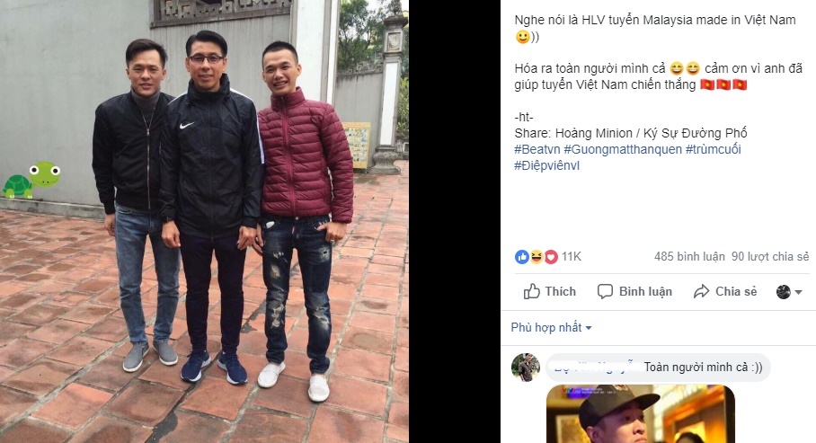 Hài hước: HLV Malaysia là 'người nhà', NHM Việt Nam rối rít cảm ơn! - Bóng Đá