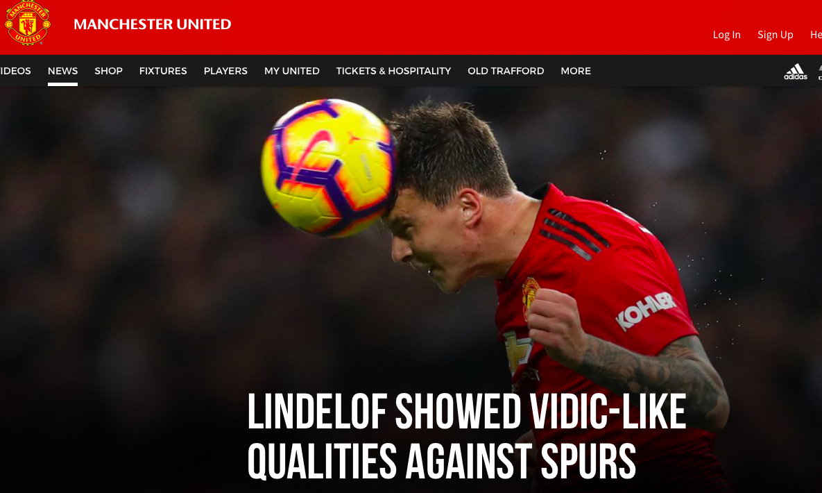 Victor Lindelof đã học từ thất bại ra sao để trở thành Vidic 2.0 của Man Utd? - Bóng Đá