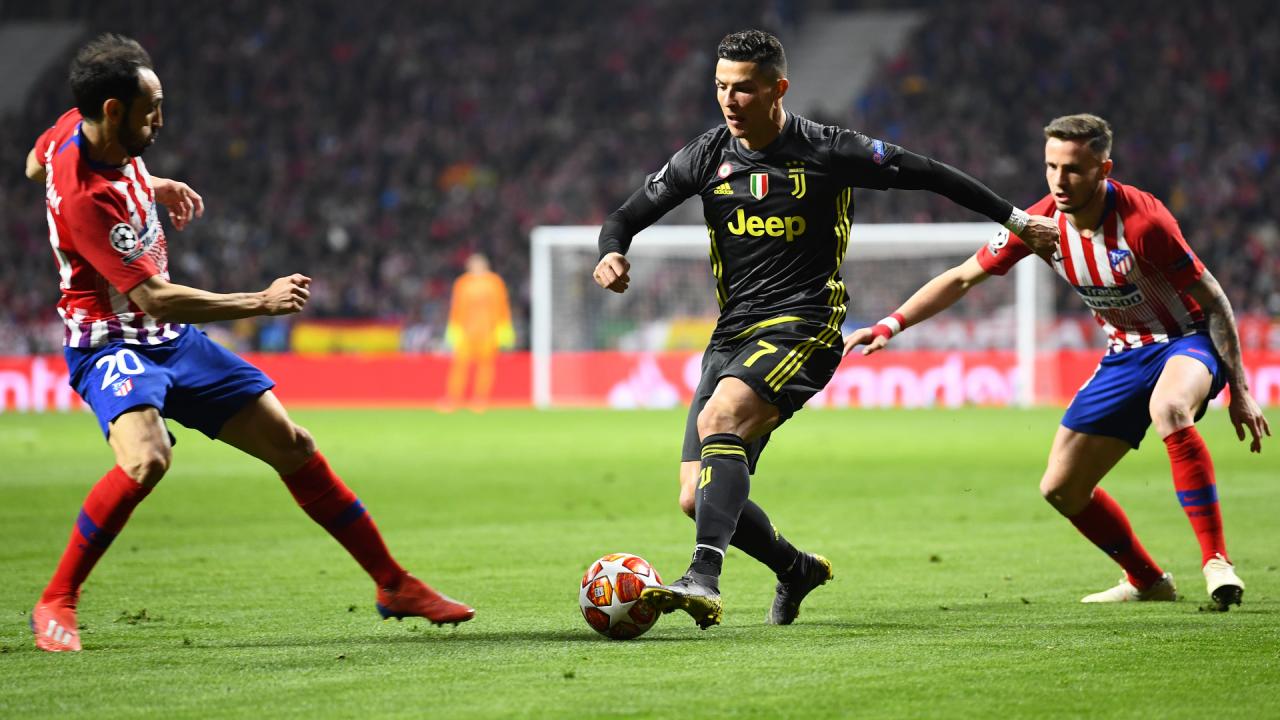 Có mặt ở Turin, Atletico Madrid sẵn sàng tiễn Ronaldo khỏi C1 - Bóng Đá